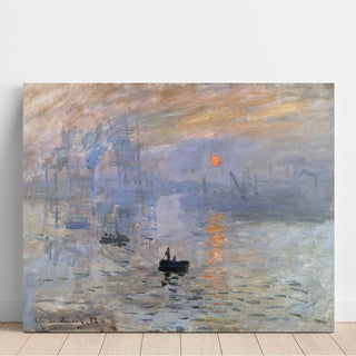 Impression Soleil Levant - Claude Monet | Reproduction Tableau Décoration murale affiche copie