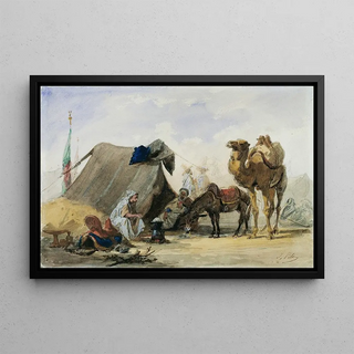 Isidore Pils - An Arab Encampment.webp