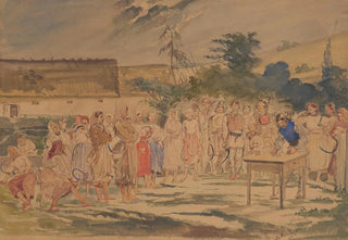 Jacek Malczewski - Peasants waiting for payment.webp