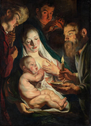 Jacob Jordaens - The Holy Family with Shepherds.webp