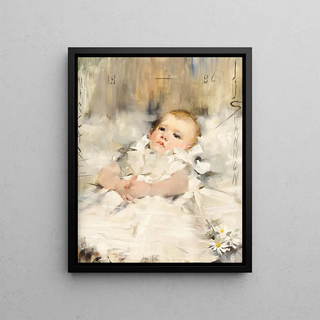 James Jebusa Shannon - Baby in a Ruffled Dress.webp