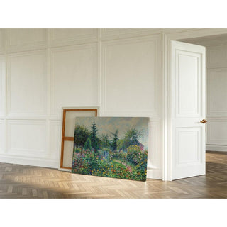 Jardin et Poulailler chez Octave Mirbeau, Les Damps - Camille Pissarro | Reproduction Tableau Décoration murale affiche copie