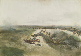 JeanBaptiste douard Detaille - Une Loffensive Militaire A Study For The Panorama Of The Battle Of Champigny.webp