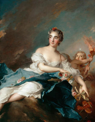 JeanMarc Nattier - The Countess de Brac as Aurora.webp