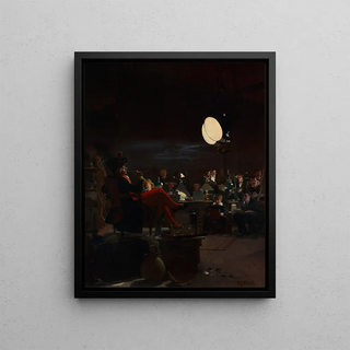 Jehan Georges Vibert - A Night Class.webp