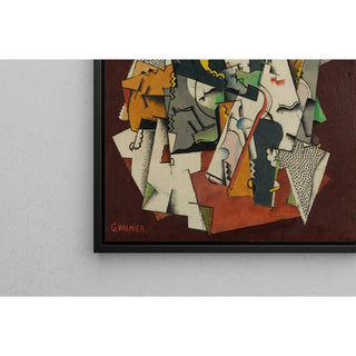 Jeune Fille Assise - Georges Valmier | Reproduction Tableau Décoration murale affiche copie