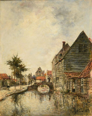 Johan Barthold Jongkind - Canal intrieur de la ville de Dordrecht.webp
