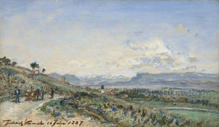 Johan Barthold Jongkind - Grande route dpartementale de Lyon Grenoble.webp