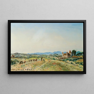 Johan Barthold Jongkind - Le Chateau De VirieuSurBourbre Isere.webp