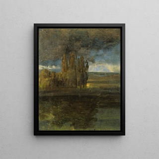 Johan Christian Dahl - View Over The Elbe And The der Br Bastion.webp