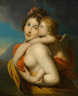 Johann Baptist von Lampi the Elder - Nymphe trgt Amor durch einen Fluss.webp