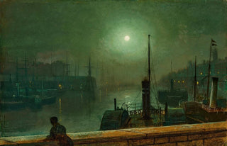 John Atkinson Grimshaw - On the Clyde Glasgow.webp