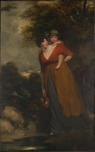 John Hoppner - Mrs Richard Brinsley Sheridan Hester Jane Ogle 17751817 and Her Son.webp
