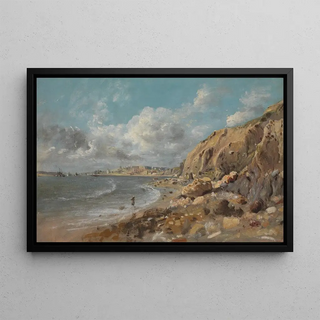 John Linnell - Coast Scene at Cullercoats near Whitley Bay.webp