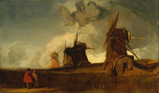 John Sell Cotman - Drainage Mills in the Fens Croyland Lincolnshire.webp