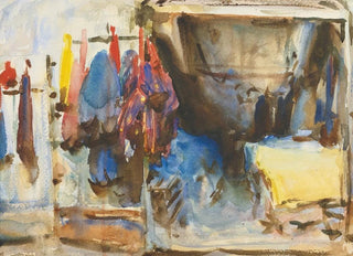 John Singer Sargent - Interior of a Shop Cairo.webp