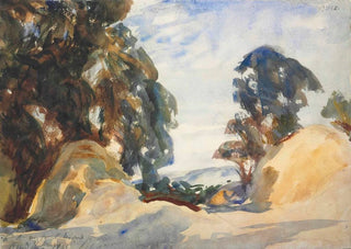 John Singer Sargent - Landscape with trees.webp