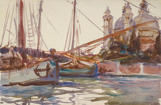 John Singer Sargent - Santa Maria della Salute Venice.webp