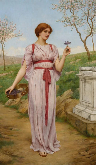 John William Godward - The Posy.webp