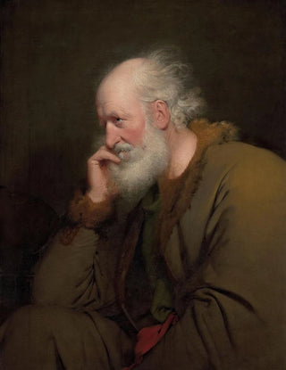 Joseph Wright of Derby - Study of an old man.webp