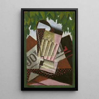 Juan Gris - Verre journal et feuillage.webp