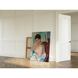 Juliette Assise au Fauteuil - Suzanne Valadon | Reproduction Tableau Décoration murale affiche copie