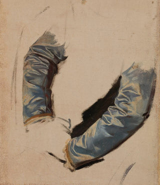 Jzef Simmler - Sleeves of Kings Attire Study to the Painting The Death of Barbara Radziwi.webp