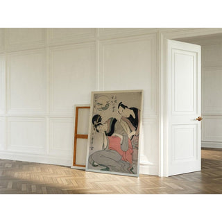 Kitagawa Utamaro L'amour maternel de Sankatsu et Hanshichi - Kitagawa Utamaro | Reproduction Tableau Décoration murale affiche copie