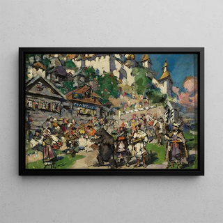 Konstantin Alexeevich Korovin - With bears in Siberia.webp