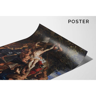 L'Élévation de la Croix - Peter Paul Rubens | Reproduction Tableau Décoration murale affiche copie