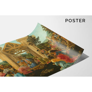 L'adoration des mages - Sandro Botticelli | Reproduction Tableau Décoration murale affiche copie