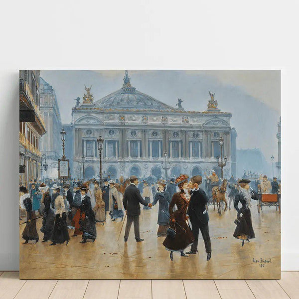 Reproduction of the painting The Arrival of the Midinettes - Jean Béraud