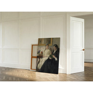 La Mère et la soeur de l'Artiste - Berthe Morisot | Reproduction Tableau Décoration murale affiche copie