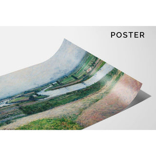 La Seine à la Pointe d'Épinay - Gustave Caillebotte | Reproduction Tableau Décoration murale affiche copie