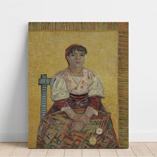 La femme italienne - Vincent van Gogh | Reproduction Tableau Décoration murale affiche copie