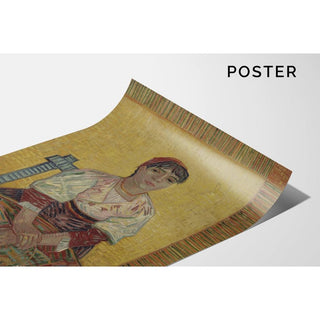 La femme italienne - Vincent van Gogh | Reproduction Tableau Décoration murale affiche copie