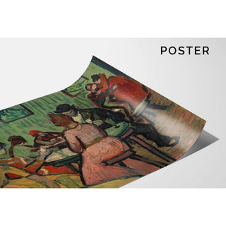 La maison close Le Lupanar - Vincent van Gogh | Reproduction Tableau Décoration murale affiche copie