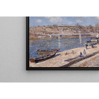 La plage à Saint-Mammès - Alfred Sisley | Reproduction Tableau Décoration murale affiche copie