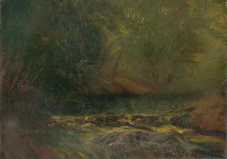 Ladislav Mednynszky - Forest Interior with a Brook.webp