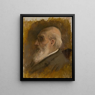 Ladislav Mednynszky - Painters Father Profile with Pincenez.webp
