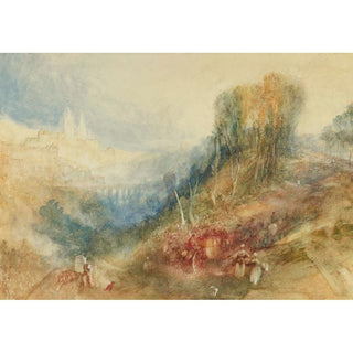 Lausanne depuis l'ouest - Joseph Mallord William Turner | Reproduction Tableau Décoration murale affiche copie