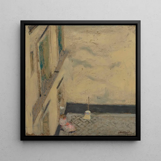 Art print | The Broom in the Cour 346 Saint-Honoré Street - Édouard Vuillard