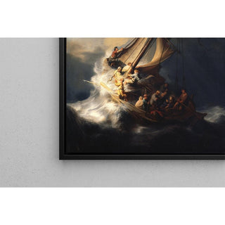 Le Christ dans la tempête sur la mer de Galilée - Rembrandt | Reproduction Tableau Décoration murale affiche copie