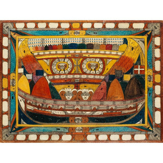 Le Dieu-Père-Géant-Foudre-Transparent - Adolf Wölfli | Reproduction Tableau Décoration murale affiche copie