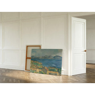 Le Golfe de Marseille vu de l'Estaque - Paul Cézanne | Reproduction Tableau Décoration murale affiche copie