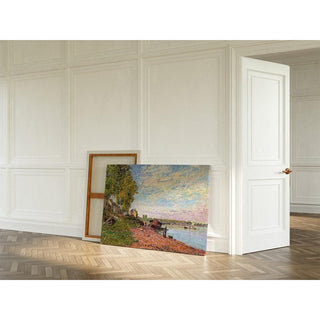 Le Loing à Saint-Mammès 1883 - Alfred Sisley | Reproduction Tableau Décoration murale affiche copie