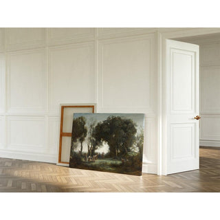 Le Matin, Danse des Nymphes - Camille Corot | Reproduction Tableau Décoration murale affiche copie