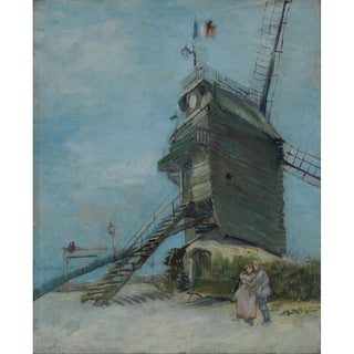 Le Moulin de la Galette - Vincent van Gogh | Reproduction Tableau Décoration murale affiche copie