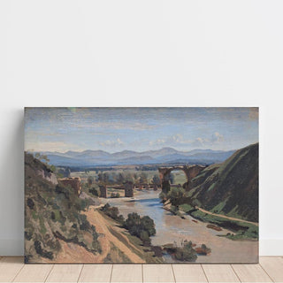 Le Pont de Narni - Jean-Baptiste Camille Corot | Reproduction Tableau Décoration murale affiche copie