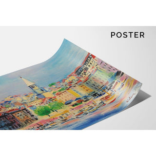 Le Port de Marseille - Moïse Kisling | Reproduction Tableau Décoration murale affiche copie